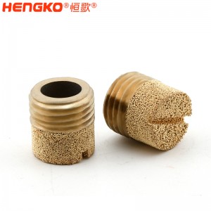 廠家生產(chǎn)加工1分2分4分8分青銅HD型消音器耐高溫消音降噪,氣動(dòng)元件電磁閥堵頭消音器
