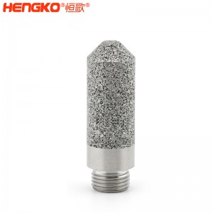 不銹鋼溫濕度探測(cè)器探頭外殼_耐高溫防水無縫一體化燒結(jié)金屬濾芯