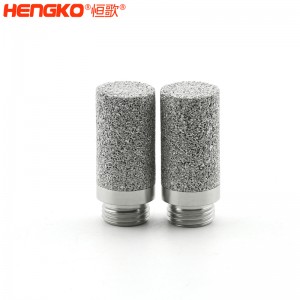 廠家定制農(nóng)業(yè)大棚溫濕度傳感器探頭保護(hù)罩_防水耐腐不銹鋼外螺紋平頭露點儀殼體