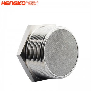 恒歌不銹鋼絲網(wǎng)濾芯燒結(jié)網(wǎng)消聲器消音器耐熱排氣均勻，應用于排風管消音