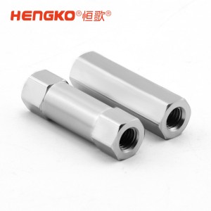 恒歌一體式接頭阻尼液壓過渡接頭體帶節流小孔阻尼限流閥過濾器