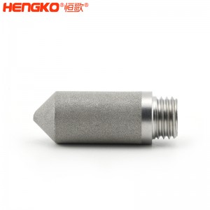 不銹鋼溫濕度探測(cè)器探頭外殼_耐高溫防水無縫一體化燒結(jié)金屬濾芯