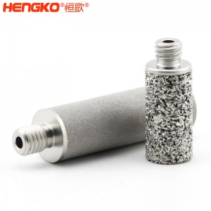 廠家來圖定制粉末燒結(jié)316L不銹鋼過濾器濾芯防塵耐腐蝕，用于化工制藥