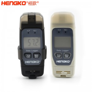 恒歌生產(chǎn)供應(yīng)無(wú)線溫濕度記錄儀傳感器低功耗抗干擾高精準(zhǔn)，用于藥品海鮮運(yùn)輸